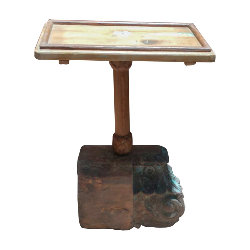 Asahn Solid Wood Frame End Table