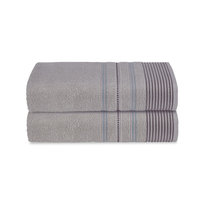 Midweight Bath Sheet, Silver