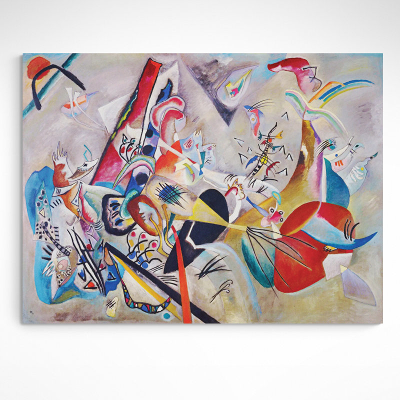 In Grey - Wrapped Canvas Art Prints, 31cm H x 41cm W