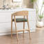 Tabouret de comptoir rembourré Devane-1883403009