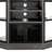 Kaitee 47W Corner TV Stand with LED Lights Media Storage for TVs up to 55" -173835902