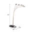 Lampe sur pied avec abat-jour courbé-107080917