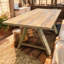 Acacia Unfinished Solid Wood Dining Table