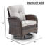 Chaise berçante pivotante avec coussins Braxleigh-1634179385-1634179387
