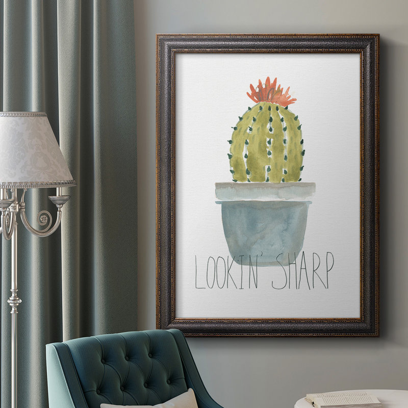 «Punny Plant II», reproduction sur toile encadrée, H 20 po x l 16 po x P 2,5 po