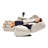 Faux Leather Heated Massage Chair with Ottoman-708106160