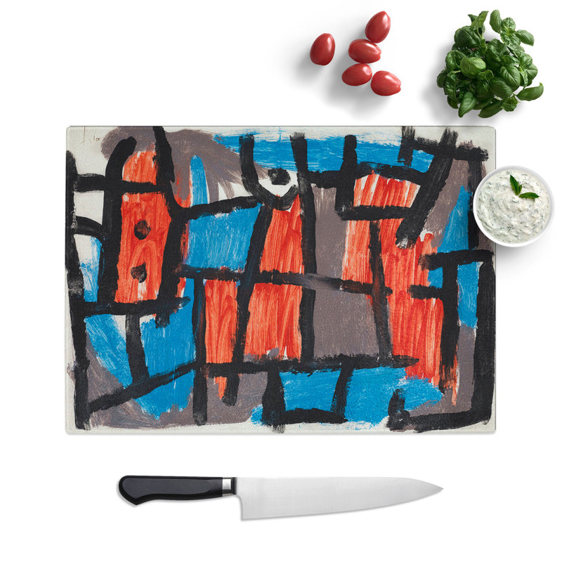 The Hour Before One Night by Paul Klee Chopping Board, 20cm W x 28.5cm L