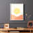 White Single Picture Framed