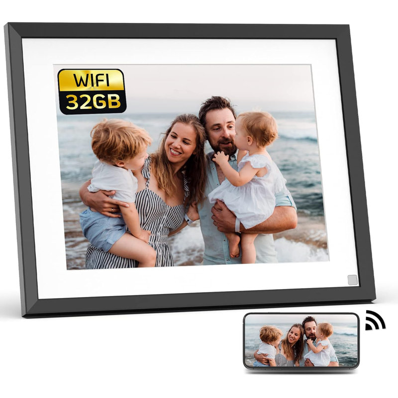 NexFoto 9 inch 32GB WiFi Digital Picture Frame with IPS Touch Screen - Elevate Your Home Decor Taste