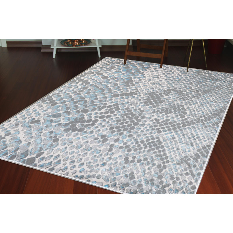 Dooling Abstract Indoor Rug, Rectangle 7'11" x 10'2"