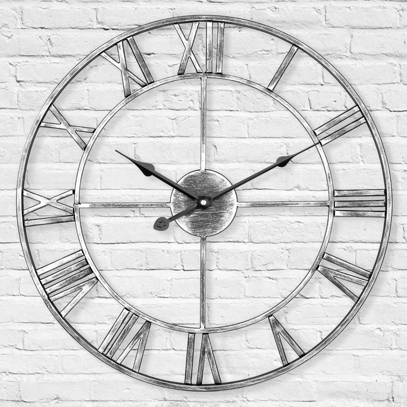 Wall Clock, Silver