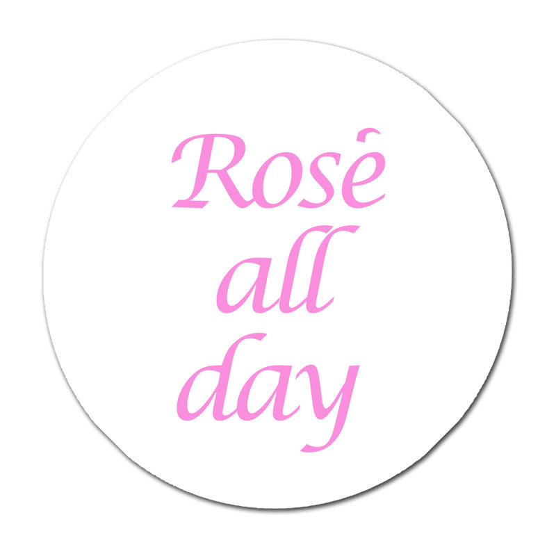 Rose All Day Print, 46" H x 46" W x 2.5" D