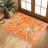 Groner Large Flower Living Room Rug Washable Bedroom Rug Non-Slip Colorful Vintage Accent Floor Carpet For Home Decor-110698333