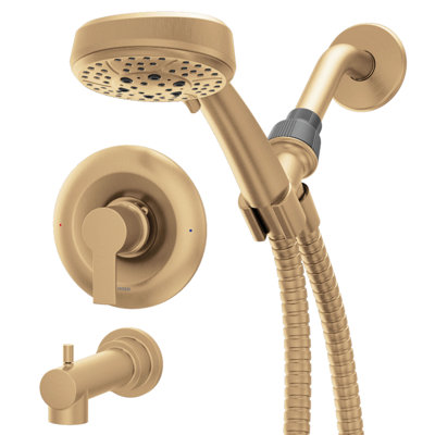 Baignoire / douche à poignée simple avec douchette Meena, valve incluse