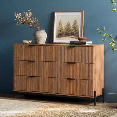 Asho Reeded 6-Drawer Double Dresser