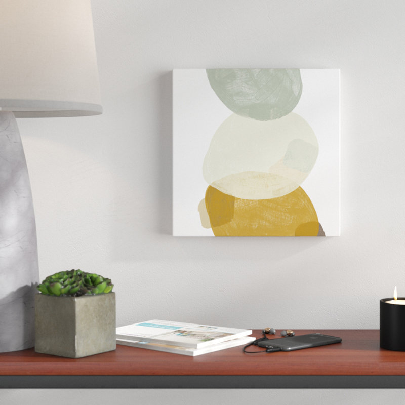 Platelet IV by June Erica Vess - Wrapped Canvas Painting, 30cm H x 30cm W
