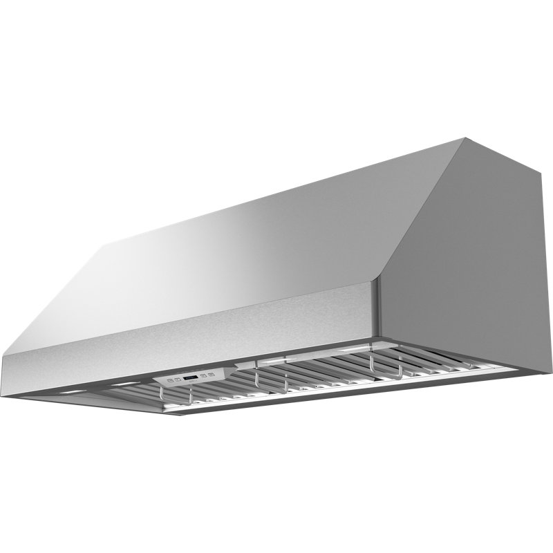 Tempest II 650 CFM Wall Mount Range Hood with LED Light in Stainless Steel, 48"