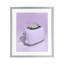 Disco Toast sur mauve, reproduction encadrée sous verre, design par Lish Creative-1978589092-1978589094