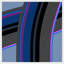 Neon Twist By Jacques Pilon - Framed Wall Art-754114585-754114599