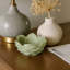 Bol décoratif décoratif inspiré des fleurs de lotus pour décoration intérieure - Bol décoratif moderne pour chambre, table d'appoint ou entrée - 6 po-1395023108
