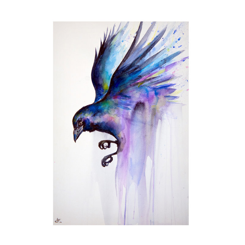 Art sur toile Marc Allante Nevermore, H 32 po x l 22 po
