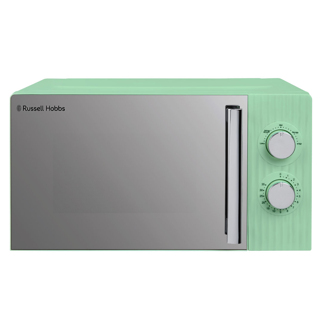 Russell Hobbs Eden 17 Litre Pistachio Green Manual Microwave - Image 3