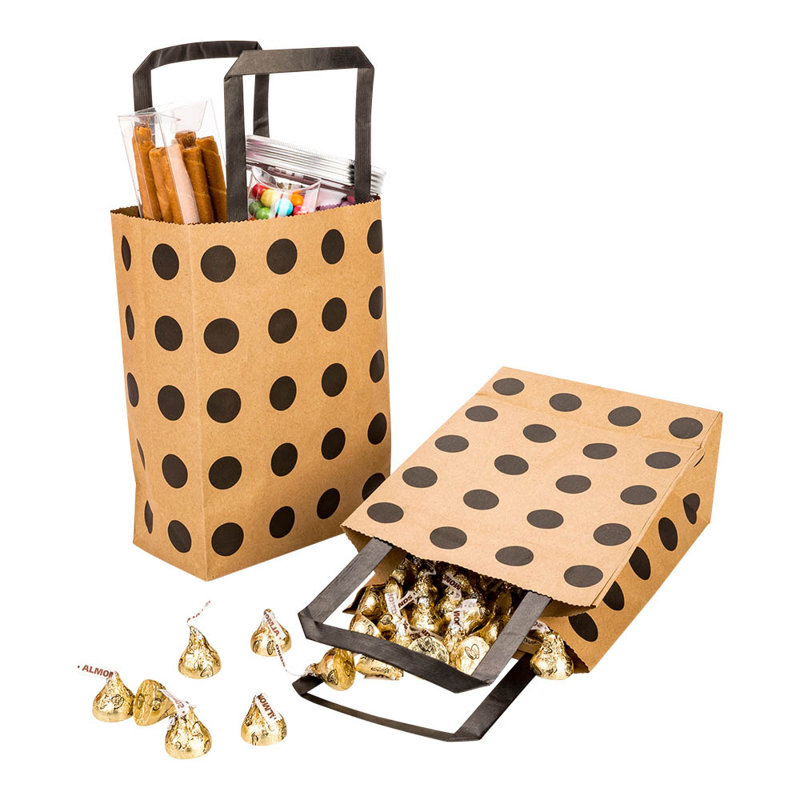 Paper Food Bag, 5.9" H x 3.15" W x 8.27" D