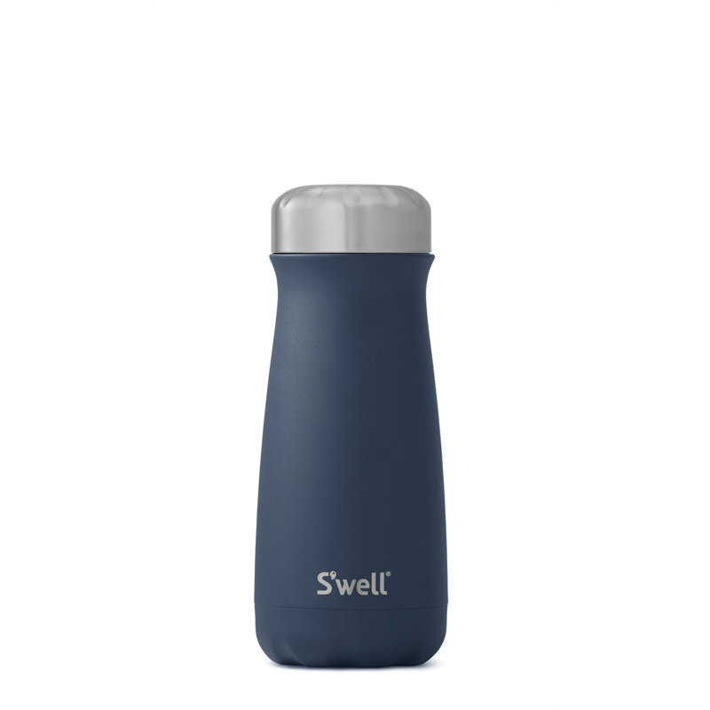 S'well Stainless Steel Triple-Layered Vacuum-Insulated Traveler, 16 oz., Azurite