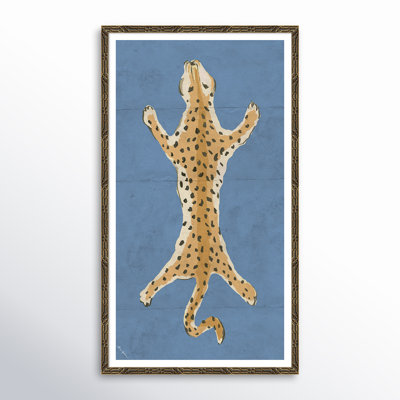 " Leopard In Blue " by Dana Gibson