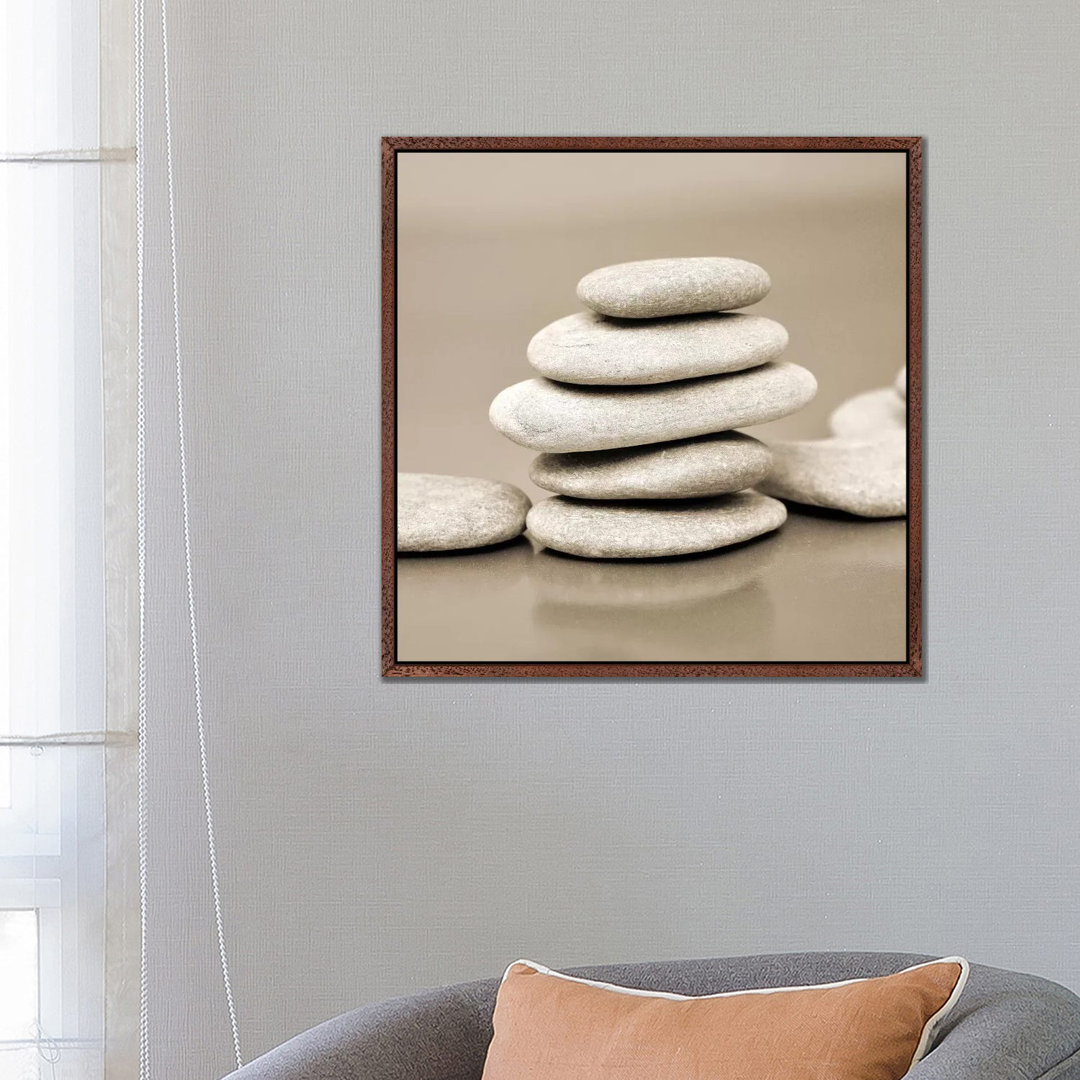 Leinwandbild Zen Pebbles I