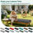 Outdoor 4'' Thick Bench Seat Cushion, 63*20In Waterproof Bench Seat Cushion Replacement-2126076396