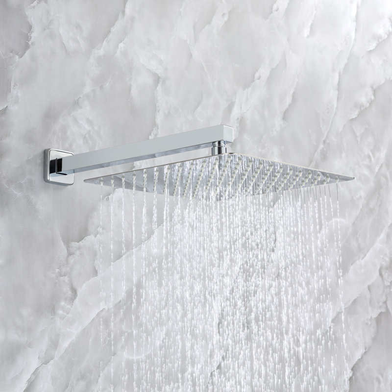 Complete Shower System with Rough-in Valve, Chrome