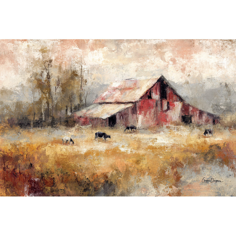 Art mural sur toile Heartland Pasture, 24"H x 36"W x 1.5"D