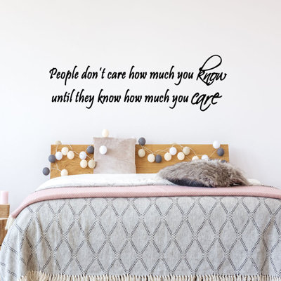 Deakin Text & Numbers Wall Decal