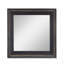 Miroir mural avec gaufrage doré (cuir de chèvre TC)