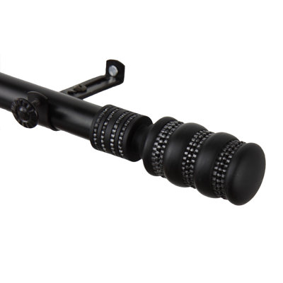 Parinaaz Adjustable 0.81'' Single Curtain Rod