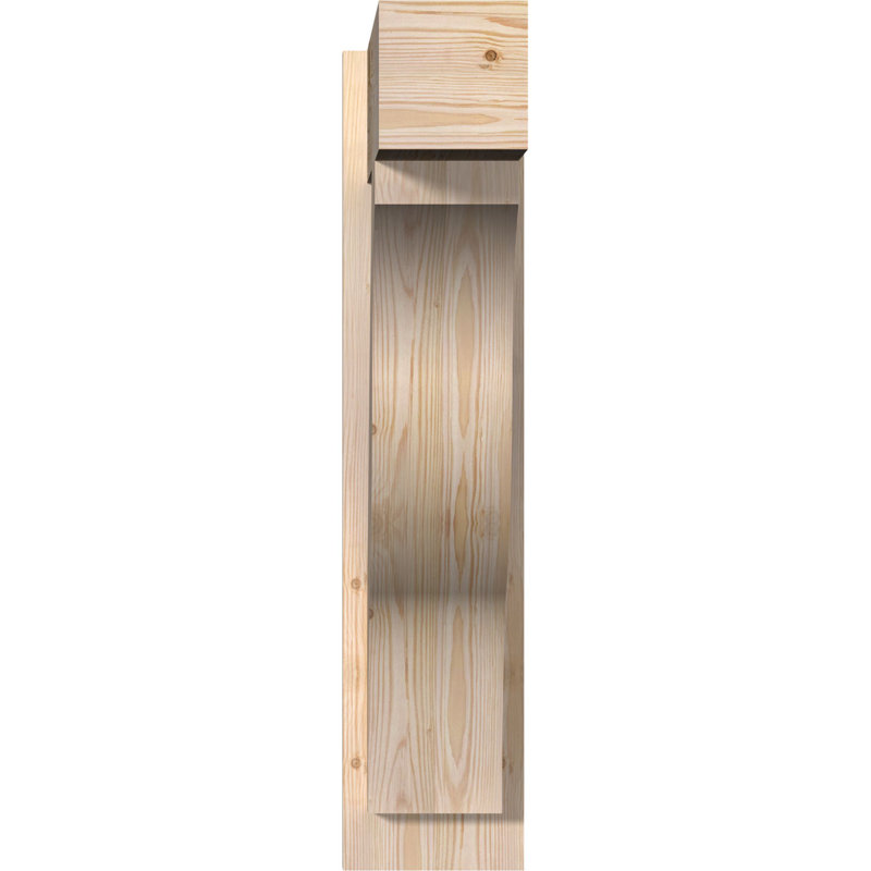 Funston Block Outlooker, 22" D x 34" H, 7 1/2" W Douglas Fir (Smooth)
