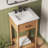 Modway Zaire 18'' Single Bathroom Vanity with Ceramic Top-94387491-94387490