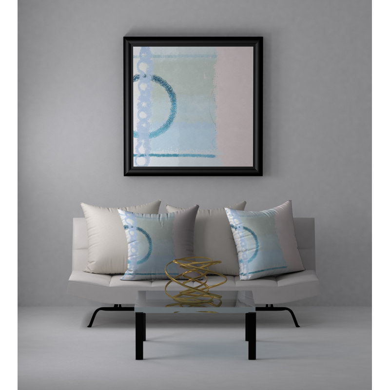 Housse de coussin décorative carrée à rebond important, 18 po x 18 po