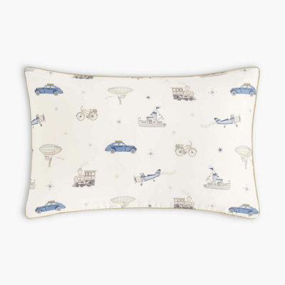 Transit Treasures Toddler Pillow Set, Blue