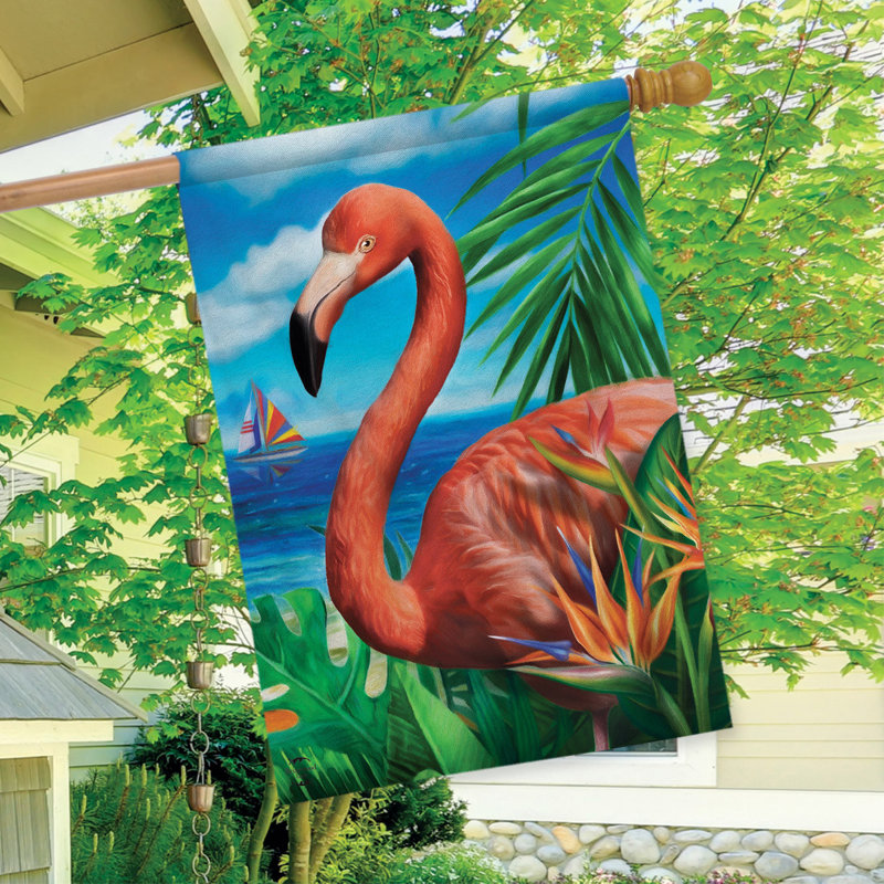 Drapeau Flamingo Paradise Summer House