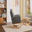 Chaise berçante d'appoint moderne avec pieds en bois massif, fauteuil de chambre de bébé rembourré, fauteuil confortable avec poche latérale et dossier haut en peluche-1534408185