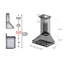 ZLINE 30" Designer Series Ducted Wall Mount Range Hood in Fingerprint Resistant Stainless Steel (8656S-30)