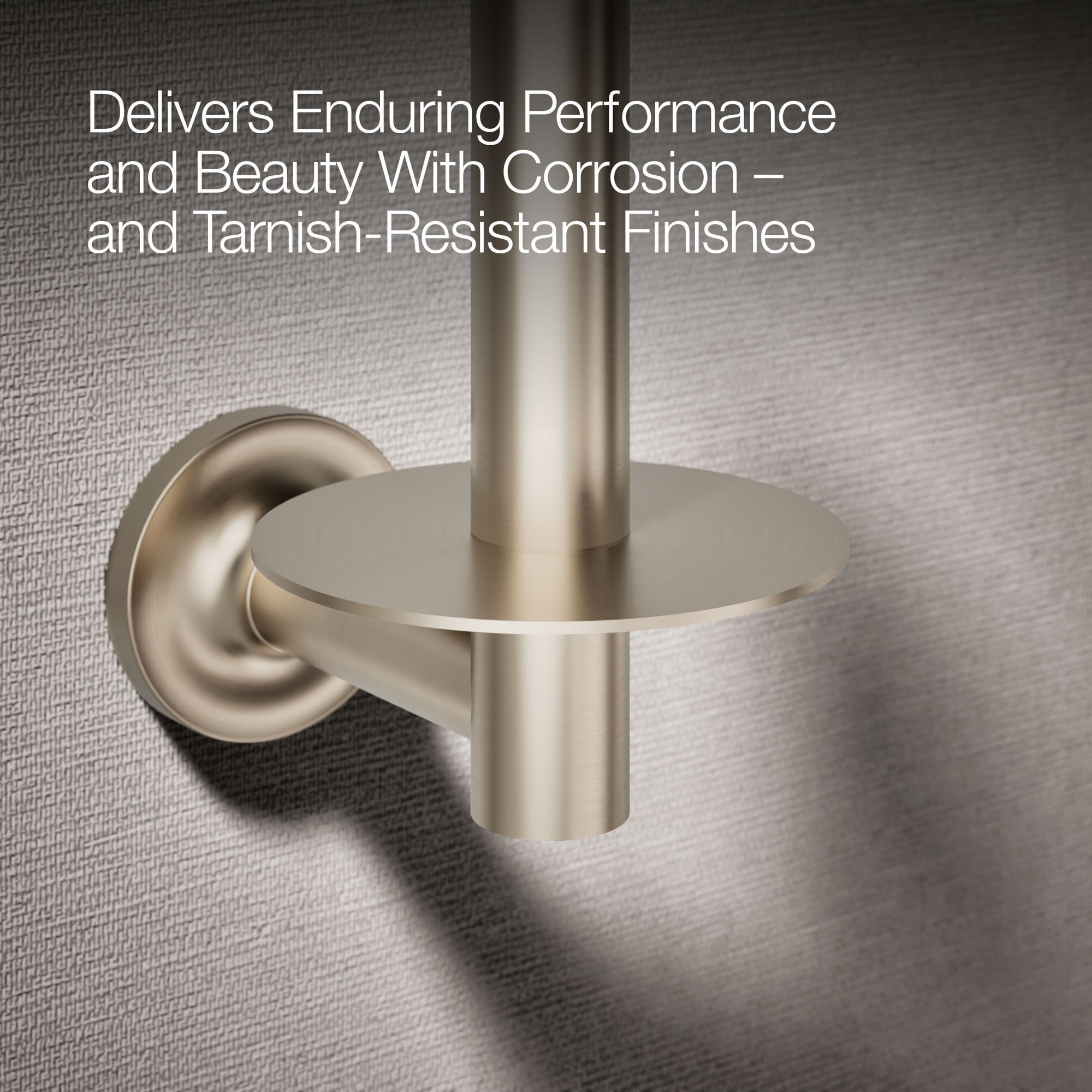 Purist Vertical Toilet Paper Holder, Wall-Mount Bathroom Toilet Paper Holder, Vibrant Brushed Bronze