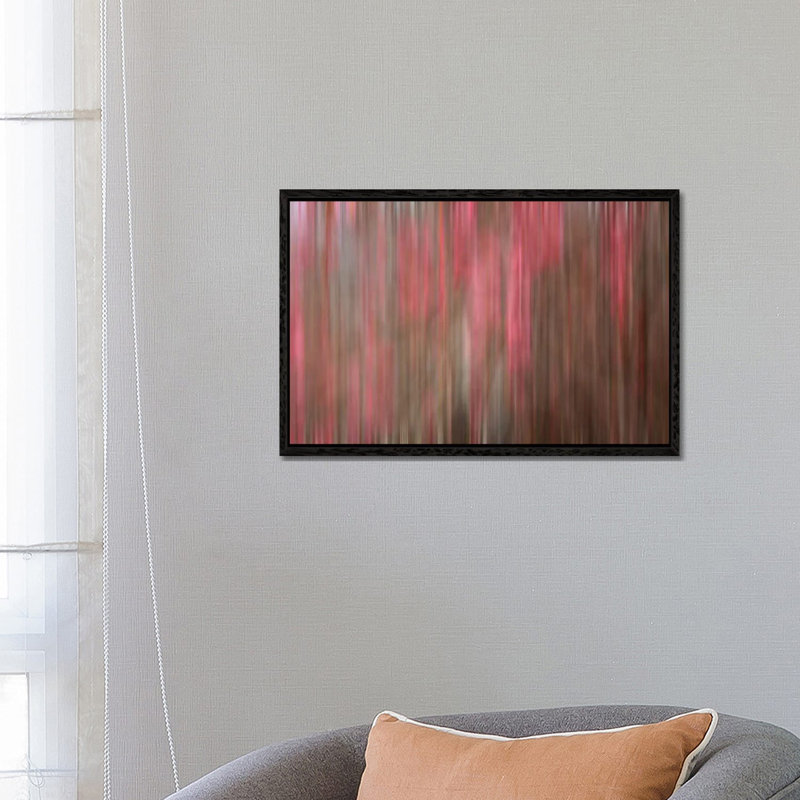 Crabapple Tree Blossoms 1 Piece Wall Art on Canvas, 66.04 cm H x 45.72 cm W, Black Framed