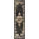 Ramsay Machine Woven Oriental Black/Sage Area Rug