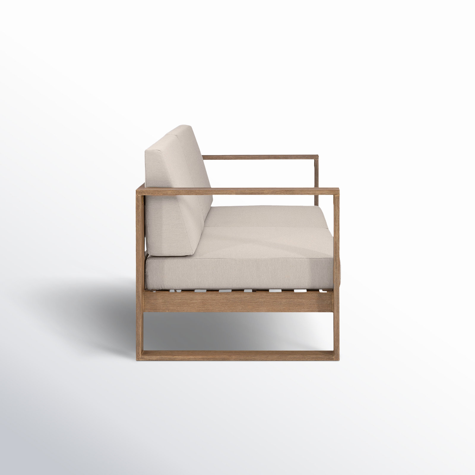 Cove 63" Eucalyptus Patio Loveseat