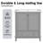 30" Multi-functional Grey Bathroom Vanity with Sink, Doors & Drawer, Solid Frame & MDF Board-1098790738