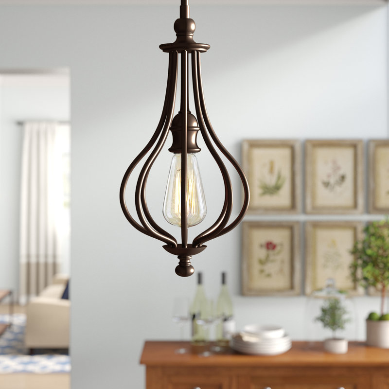 Kensington 1 - Light Bronze Single Pendant