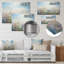 «White Wildflowers Whispering Breeze I», reproduction sur métal-1148399258